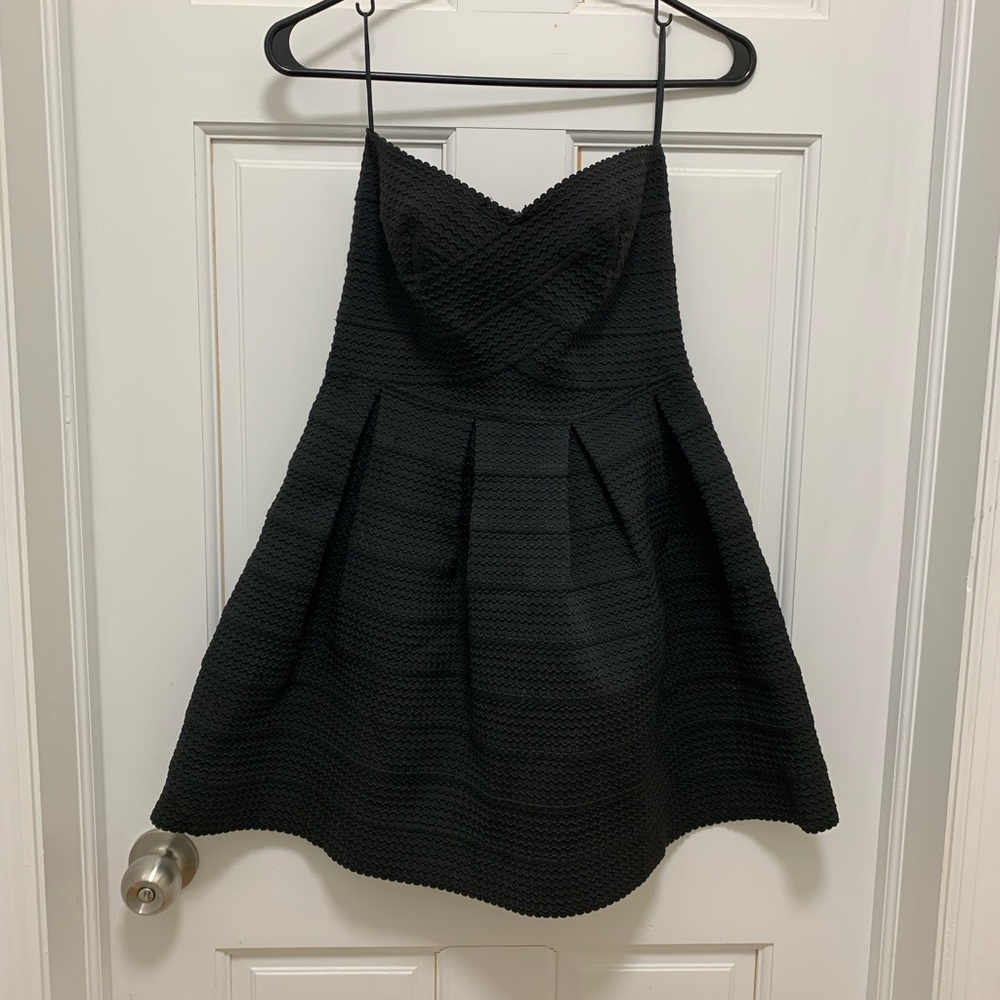 Black teacup dress